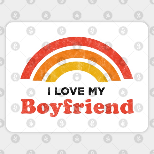 I Love My Boyfriend Sticker by karutees